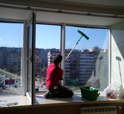 Мытье окон в однокомнатной квартире Павловск